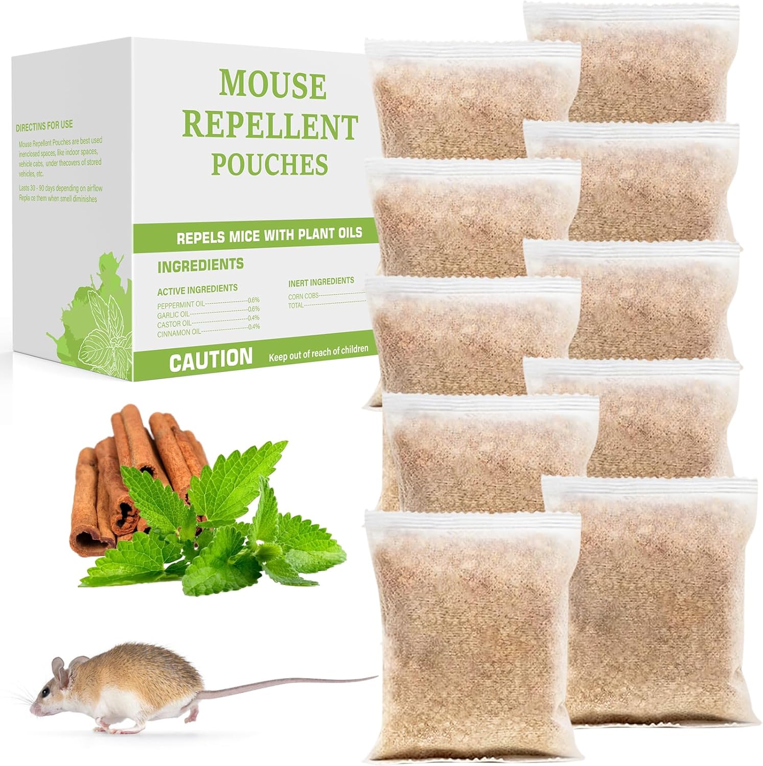 5x Mouse Repellent Pouches – AmeroHome